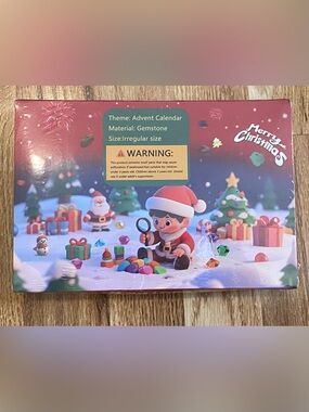 Christmas Crystal Advent Calendar, 24-Day New